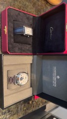 Men’s stainless steel watch moon dial