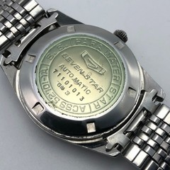 Vintage 1967 CITIZEN SEVEN STAR Deluxe 7 Blue Chapter Ring Automatic Japan #2582