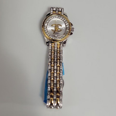 CHANEL Women’s Quartz Analog Silver Dial Two-Tone SS Bracelet Gem-Set Bezel