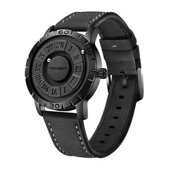 Men’s Watch Magnetic Floating Ball Pointer Roman Numerals Quartz Watches
