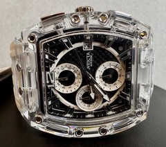Invicta S1 Rally Allogrip 70145 Men’s Quartz Chronograph Clear/White• New in Box
