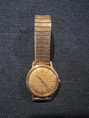 Running Vintage Benrus Self Winding 3021 Gold Plated Bezel Automatic Watch