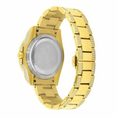 Exclusive Black and White Gold Mens Sport Watch