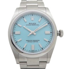 Rolex Oyster Perpetual 126000 Tiffany Blue Dial. New Full Set