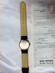 CITIZEN watch Functionally tested made in Japan leather strap replaced with spec