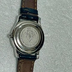 Non working GUCCI Roman Dial Wristwatch Black Silver