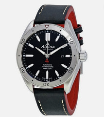 Swiss Alpina Alpiner 4 Automatic Black Dial Men’s 40mm Watch AL-525B4AQ6 NWT