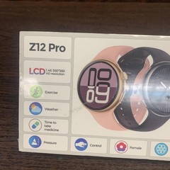 Z12 Pro Smart Watch LCD 1.46″ HD Black Gold Fitness Tracker Salat Alarm New
