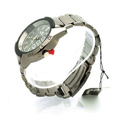 Mark Maimer Gunmetal Alloy Stainless Steel New Mens Designer Dress Wrist Watch