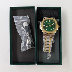 Lucky Tours Gold and Silver Bracelet Watch w/ Box