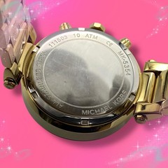 Excellent Condition Working Michael Kors Parker Ladies Watch Chronograph Quartz