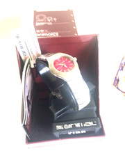 Vintage Ladies Animal Watch ‘Hot Pink Face’ metal strap