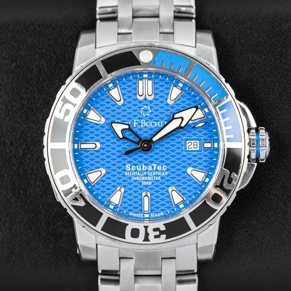 Carl F. Bucherer Patravi Men’s Blue Watch – 00.10632.23.53.21