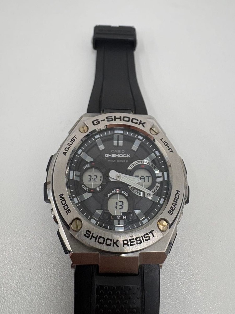 CASIO G SHOCK G STEEL MULTI BAND 6 GST W110 Radio Solar