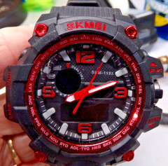 Lot of 2 Mens BIG Watches KONIGSWERK + SKMEI 1155 – Look Great – need batteries