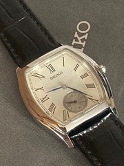 Good SEIKO SCJF001 Tonneau type Safe packing!