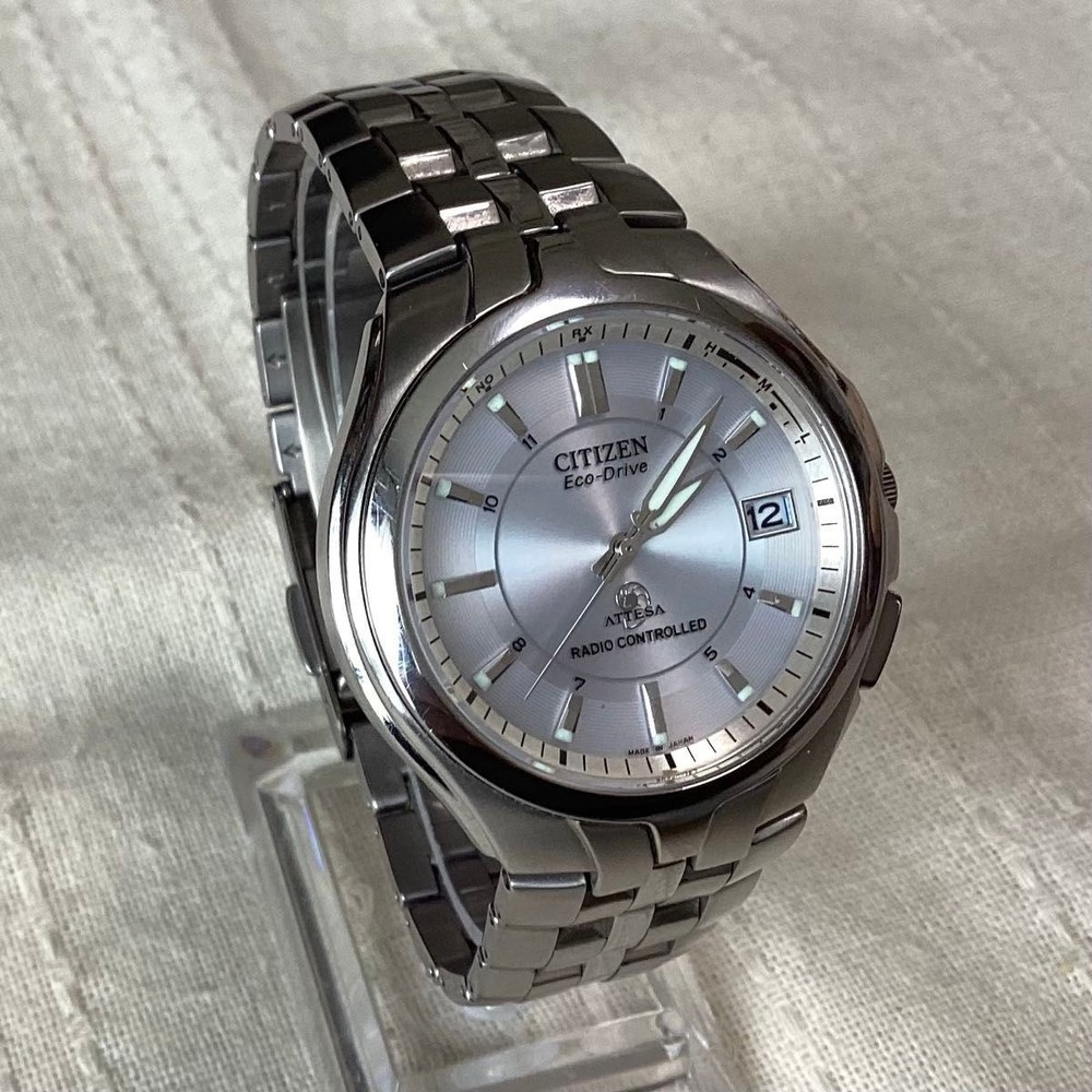 Citizen Attesa ATD53-2682 Eco-Drive Radio Watch Titanium