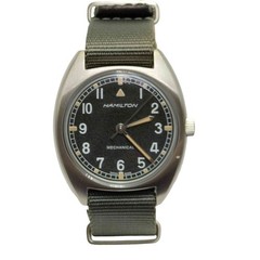 HAMILTON Pilot Pioneer Mechanical Watch Green Dial 25cm Hand Wind Military