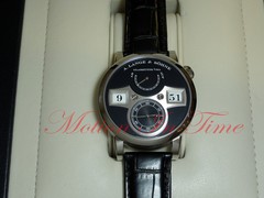 A. Lange & Sohne Zeitwerk 18kt White Gold Black Dial 41.9mm 140.029