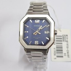 CASIO MTP‑B195 Series MTP-B195D-2AV Blue Dial Analog 38 mm New Men’s Watch