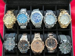 10 NEW Men’s Watches CLOSEOUT OVERSTOCK CLEARANCE DEAL Men Watch Lot USA 250th C