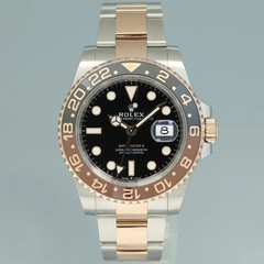 2022 NEW PAPERS Rolex 126711CHNR GMT Master II Root Beer 40mm Rose Gold Watch