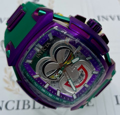 Invicta DC Comics Joker Men s Watch – 53mm, Purple, Green (43733). #003 of 4,000