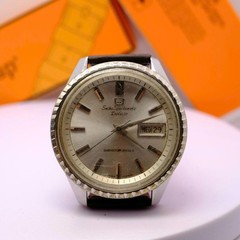 SEIKO Sportsmatic Deluxe Automatic Watch Silver Dial 37.9mm From Japan