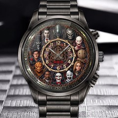 Personalized Horror Movie Stainless Steel Watch Custom Horror Fan Gift