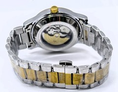 Awesome Maserati Automatic Black Dial Dual Tone Band Analog Men’s Wrist Watch