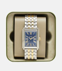 NEW Watch by Fossil Model FS6010 Silver Gold Stainless Steel 100% Authenticity