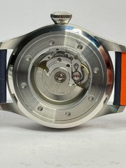 Pilot Watch 43mm Handmade Sapphire Crystal, 20ATM, Very Precise PT5000, Warranty