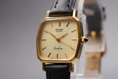 [MINT] SEIKO Exceline 1221-5010 SGP30 Gold Dial Quartz Women’s Watch From JAPAN