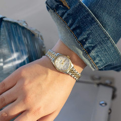 Women’S Crystal Accented Bracelet Watch, 75-2475
