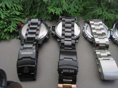 Men’s Watch Lot of 15 Weide/Megir/Curren/Dufonte & More Non-Working Parts/Repair