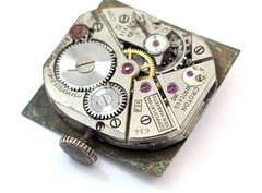 Vintage CROTON 634 F3X 17 Jewels Art Deco Men’s 21mm Watch Movement PARTS REPAIR