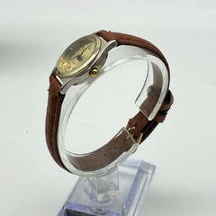 Women’s Quartz Watch Brown Croc Embossed Strap Japan Movement Analog