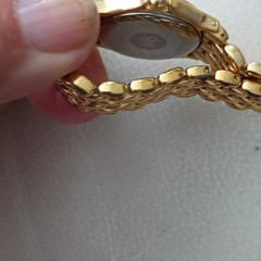 RAYMOND WEIL Geneve Quartz White Dial Roman Numerals Date Gold Tone Bracelet