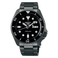 Seiko 5 Sports Automatic 42.5mm Black Dial Stainless Steel Watch SRPD65 – NEW