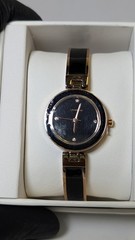 Lavaredo Women’s L6671L Quartz Black Dial Gold & Black Bracelet Watch 30m