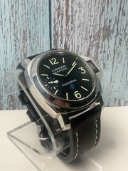 Panerai Luminor Marina Logo PAM00777 44mm Manual Black Dial Box Papers