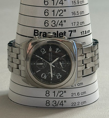 Pulsar Chronograph Black Dial Silver Tone Men’s Watch New Battery