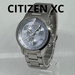 Citizen XC Chronograph Solar Watch Silver Dial wrist 15cm/5.9in NB/NA