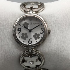 Brighton Tahiti Womens Watch 23mm Floral Bracelet Crystals New Battery 6.75″