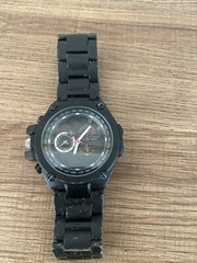 Forever 21 Watch. Black Band And Dial Hip Hop Watch New Battery Works Great Look