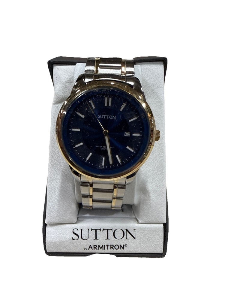 SUTTON Men’s Watch – Silver/Blue