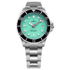 Ratio FreeDiver Green Dial Stainless Steel Quartz Diver’s RTF039 Men’s Watch
