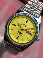 Automatic 8200 21Jewels Restored Dial Yellow DayDate Mens Japan Watch Vintage 42
