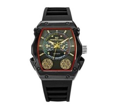 Men’s Watch Fashion Sport Silicone Band Luxury Clubbing Wristwatch Hip Hop Style