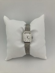 Vtg Armitron Ladies 14mm Watch Silver Tone Adjustable Band 25/4137 – RUNS